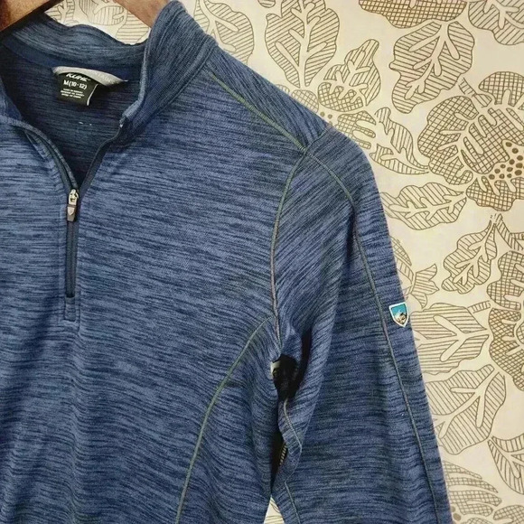 Kuhl Mock neck pullover Sweatshirt Youth's Girl Size M Blue 544 - Picture 4 of 8